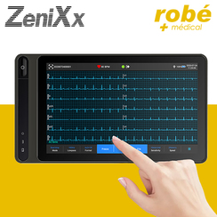 LeECG OS12 - 12 pistes, cran HD- interprtation avance - avec connexion ZeniXx Lite