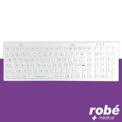 Clavier filaire lavable et tanche, en silicone - Robemed