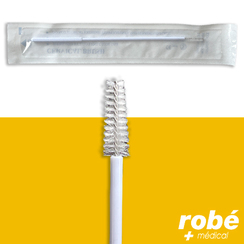 Brossettes endocervicales coniques et striles - 19 cm - Lot de 100 - Rob Mdical