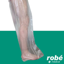 Sous-bottes de pressothrapie  usage unique - 40 x 110 cm - Robemed - Sachet de 100