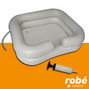 Capiluve gonflable bac  shampoing au lit + douchette avec sa reserve d'eau Robemed