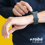 Montre avec indicateur de pression arterielle Watch Health Tracker - Angular - bracelet noir
