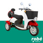 Maxi scooter electrique 3 roues - Rouge - Autonomie 40 km