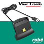 Lecteur de carte vitale monofente vertical PC-SC - USB2.0 - ViewTroniXx