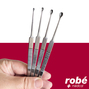 Curette de Besnier-Lupus Pleine - Bords tranchants - Acier inoxydable - 4 diamtres disponibles