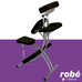 Chaise de massage pliante ergonomique S225 Noir Salamender