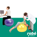 Ballon de gym Plus - Physiothrapie et exercices cibls - Rsistance jusqu' 120 kg - Gymnic - 55 cm