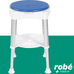 Tabouret de douche avec sige pivotant rembourr - Confort et praticit - Rotation  360