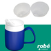 Tasse avec cne interne et kit couvercles  bec liquides et semi-liquides avec poigne - 160ml