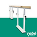 Barres parallles kin pliables, sans plancher, 3 mtres, avec mains courantes bois - Fisiotech