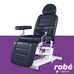 Fauteuil de prlvement en 3 parties - Hauteur variable lectrique - Dossier inclinable - Noir