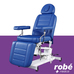 Fauteuil de prlvement en 3 parties - Hauteur variable lectrique - Dossier inclinable - Bleu