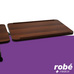 Table de lit mobile  roulettes avec double plateaux