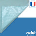 Drap d'examen grande largeur 75 cm ouate bleue plastifie, 150 formats