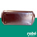 Mallette mdicale en cuir marron - Fond rigide et fermeture - Dim. 38 x 20 x 20 cm