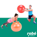 Ballon de gym Plus - Physiothrapie et exercices cibls - Rsistance jusqu' 120 kg - Gymnic - 55 cm