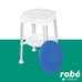 Tabouret de douche avec sige pivotant rembourr - Confort et praticit - Rotation  360