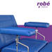 Fauteuil de prlvement en 3 parties - Hauteur variable lectrique - Dossier inclinable - Bleu