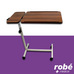 Table de lit mobile  roulettes avec double plateaux