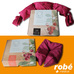 Coussin chauffant noyaux de cerise en coton 100 % bio - Fabrication europenne