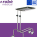 Table mayo inox avec plateau inclinable et rglable en hauteur - Fabrication europenne