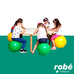 Ballon Sit'n'Gym - Exercices cibls - Rsistance jusqu' 120kg - Gymnic - 65cm