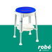 Tabouret de douche avec sige pivotant rembourr - Confort et praticit - Rotation  360