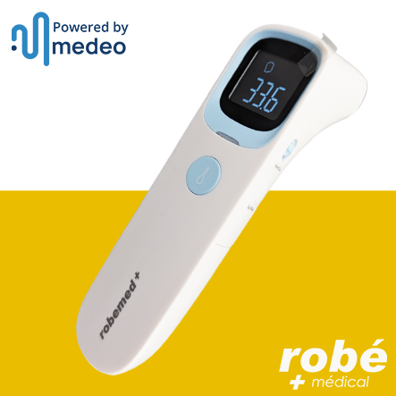 Thermomètre frontal infrarouge sans contact Visiofocus Pro